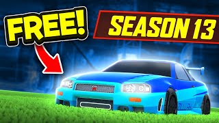 Rocket League How To Get NISSAN SKYLINE For FREE in Season 13 [upl. by Eppesiug902]