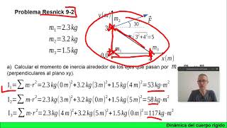 Dinámica del Cuerpo Rígido Inercia II Teorema ejes paralelos [upl. by Anali]