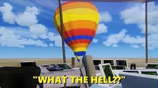 Best HOT AIR BALLOON Moments in Flight Simulator X Multiplayer [upl. by Esinart]