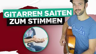 Gitarre stimmen  Stimmtöne [upl. by Ellen692]