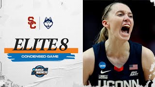 UConn vs USC  Elite Eight NCAA tournament extended highlights [upl. by Leiru632]