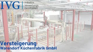 Versteigerung Warendorf Küchenfabrik GmbH I IVG [upl. by Keiryt]