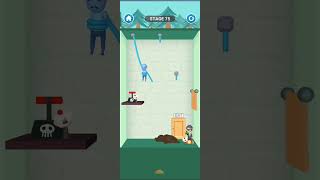 rescue cuterope puzzle game short ytshort shortsyoutube mohitdangi gaming [upl. by Syd66]