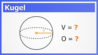 Kugel  Volumen und Oberflächeninhalt berechnen  How to Mathe [upl. by Hardigg]