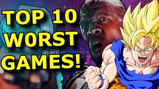 TOP 10 WORST Games of 2019 [upl. by Aicittel]