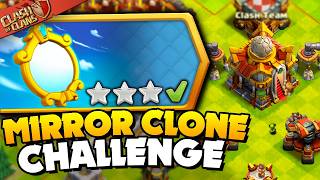 Easily 3 Star Mirror Clone Technique Challenge Clash of Clans [upl. by Myrt]