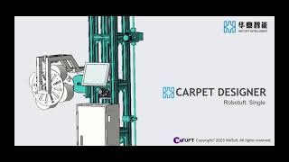 WeTuft Carpet Designer Software For Robotuft Single zigzag spiral centerlline tuft [upl. by Garate]