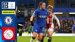 HIGHLIGHTS  Chelsea vs Ajax UEFA Womens Champions League 202324 Quarterfinal Second Leg [upl. by Prichard]