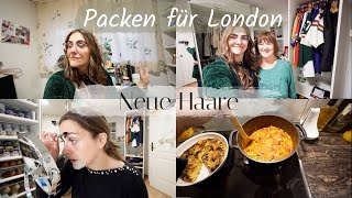 Packen für LONDON  Augenbrauen laminieren  NEUE HAARE [upl. by Enilrem550]