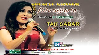 Rita Sugiarto  Tak Sabar  Cipt Rhoma Irama Official Music Video [upl. by Nylorac135]