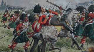 The Pikemans March The Battle of Waterloo  The Scots at Waterloo [upl. by Aryhs]