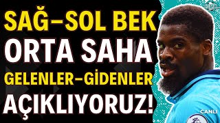 Galatasarayda transferde sıcak gelişmeler  Orta saha  Sağ bek  Sol bek  Gelenler Gidenler [upl. by Eesyak396]