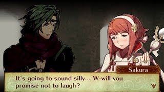 Fire Emblem Fates Birthright  Sakura amp Kaze Support Conversations [upl. by Alakim]