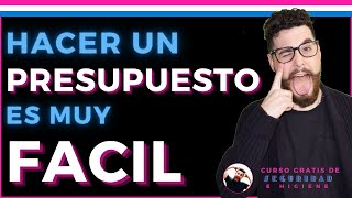 CÓMO HACER UN PRESUPUESTO POR SERVICIOS DE SEGURIDAD Y SALUD EN EL TRABAJO 🔥🔥🔥 [upl. by Hong]