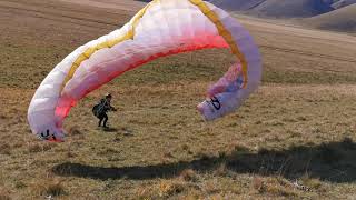 I love paragliding 7 years old Castelluccio Italy [upl. by Myles592]