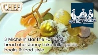 3 Michelin star The Fat Duck head chef Jonny Lake talks guide books amp food style [upl. by Enaywd902]