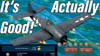 Gameplay with the extremely underrated F6F 5 quothellcatquot [upl. by Langbehn]