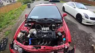 1994 integra gsr front end collision repair fast forwarded [upl. by Patrick]