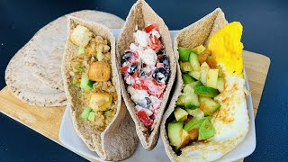 4 HEALTHY Pita Bread Recipes Ideas Pita Pocket Sandwiches  Pita Bread Fillings Ideas [upl. by Amitaf169]