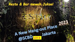 STALK lot 8 SCBD new hangout place 2023 baru resto amp bar di Jaksel Jakarta Selatan ID [upl. by Ytitsahc238]