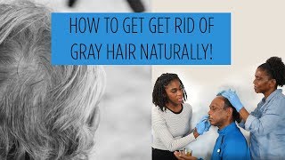 How to Get Rid of GRAY HAIR Naturally  Stop Premature Graying  Blackstrap Molasses Hair Mask [upl. by Byron841]