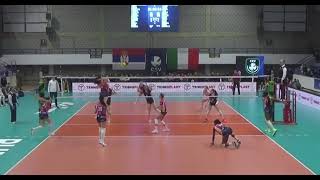 Dana Rettke  Vero Volley Milano x Stara Pazova  CEV Champions League Volleyball Highlights [upl. by Eppillihp]