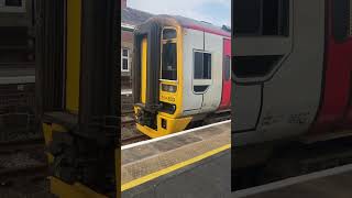 158833 departing Porthmadog station with tone [upl. by Trebliw115]