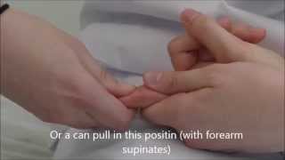 Technique of mobilisation of Interphalangeal joint [upl. by Holloway]