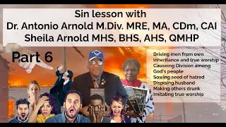 Dr Antonio Arnold on Sin and what the Bible say Good evening our topic today is Sin 1 Samuel 22 [upl. by Eisoj]