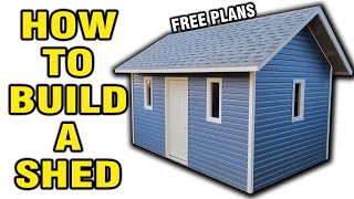 How to Build a Shed Start to Finish [upl. by Hedy]