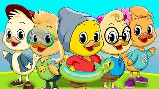 CINCO PATITOS  Canciones infantiles [upl. by Lipfert]