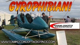 AutoGyro MTO Gryoplane Gyrophibian amphibious AutoGyro Soaring Concepts Aerospace [upl. by Nagirrek]