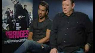 In Bruges interview Colin Farrell Brendan Gleeson [upl. by Mcgean]