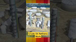 How Does a Crude Oil Refinery Work  Refining the Liquid Gold Shorts part 1 [upl. by Oilime]