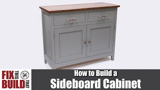 DIY Sideboard Cabinet  How to Build [upl. by Attesoj187]