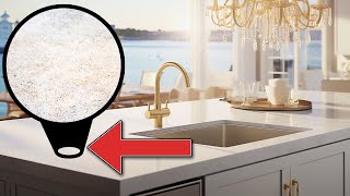 Epoxy Makes White Quartz Countertops Affordable [upl. by Eisoj]