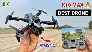 Best wifi foldable HD Camera drone k10 max drone with gimbal camera [upl. by Gupta639]