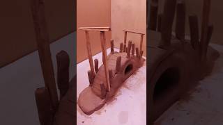 Making a pedestrian bridge using clay in a wonderful and amazing way [upl. by Bueschel]