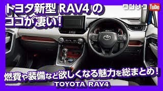 【ココが凄い】2019新型RAV4の燃費･装備など欲しくなる魅力を総まとめ！ [upl. by Myrtie234]