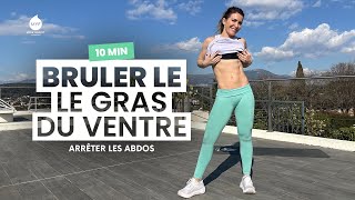 🔥 10 min  Brûler le GRAS DU VENTRE vite   Arrêtez les abdos  Jessica Mellet  Move Your Fit [upl. by Bradly]