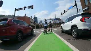 A Taste of Pittsburgh bike ride time lapse [upl. by Ynnaj]