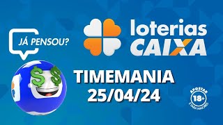 Resultado da Timemania  Concurso nº 2084  25042024 [upl. by Kostival]