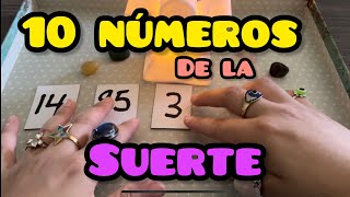 10 NÚMEROS DE LA SUERTE GANADORES [upl. by Eisseb]