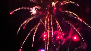 West Wittering jubilee celebrations fireworks [upl. by Nylednarb]