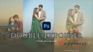 Double Exposure Effect  Photoshop Tutorial [upl. by Emelia]