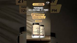 Limited time alert🔥Get Avvatar Performance Whey with your name engraved21st Sept for 24 hours only [upl. by Melania]