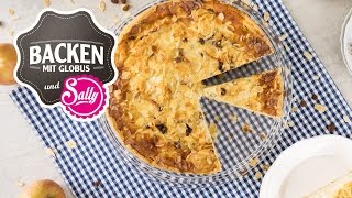 ApfelSchmandKuchen  Backen mit Globus amp Sallys Welt 13 [upl. by Burroughs]