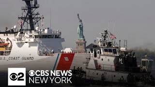 Fleet Week 2024 kicks off with annual Parade of Ships See full coverage [upl. by Spike]