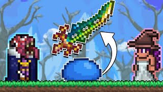 Terraria but Enemies Drops Random Items [upl. by Kurys]