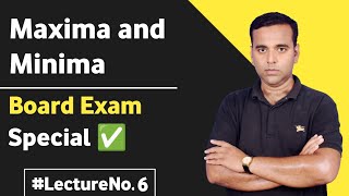 Maxima amp Minima For Class 12  Lecture no 6  Maths By Rahman Sir rahmaneducationhub [upl. by Ycnaffit]